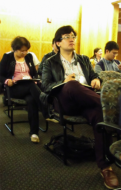 taking notes
